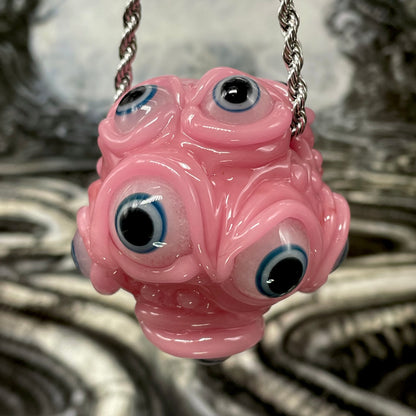 Pink Argus pendant