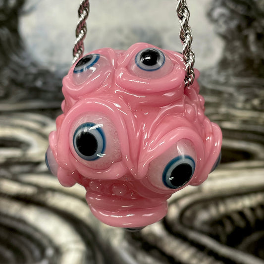 Pink Argus pendant