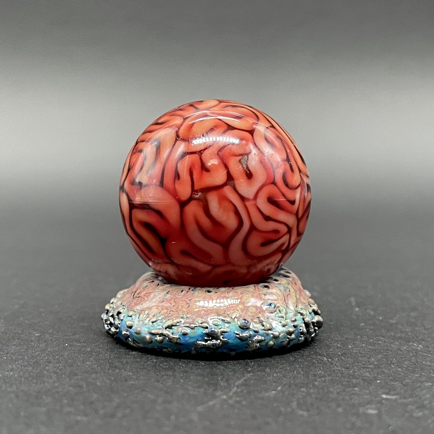 Brain marble and stand