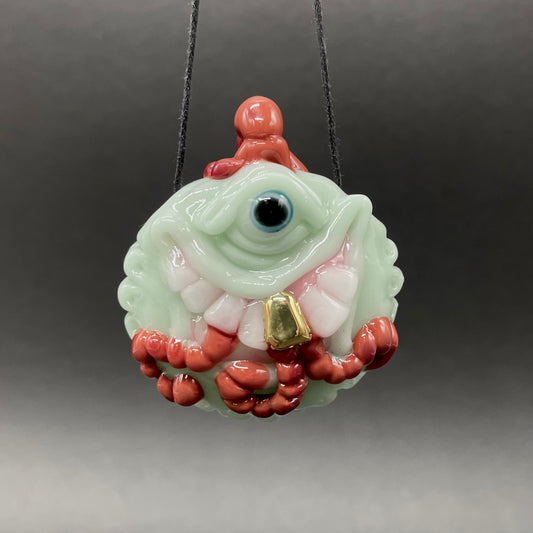 Worm eater pendant