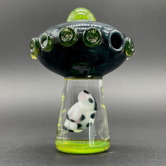 Alien abduction pendant (cow)