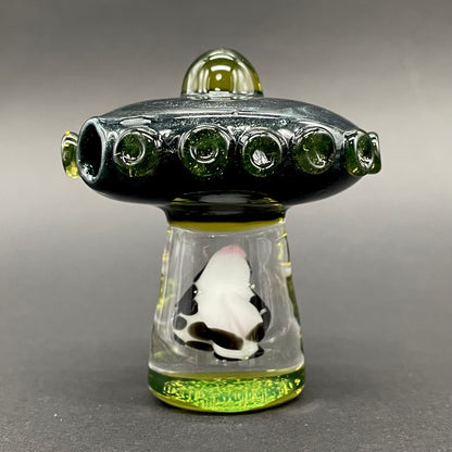 Alien abduction pendant (cow)