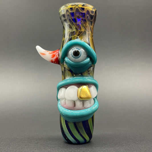 Gold fumed cyclops Chillum