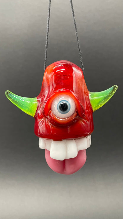 Licky McOneEye glass pendant