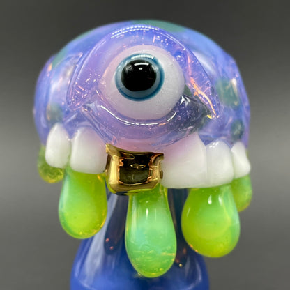 About last night glass mushroom pendant