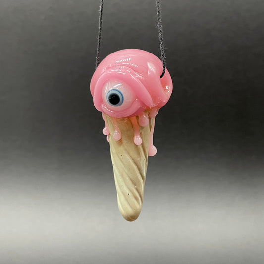 Eye scream cone pendant
