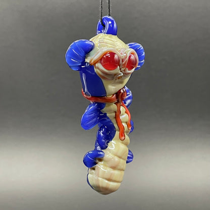 Labyrinth worm pendant