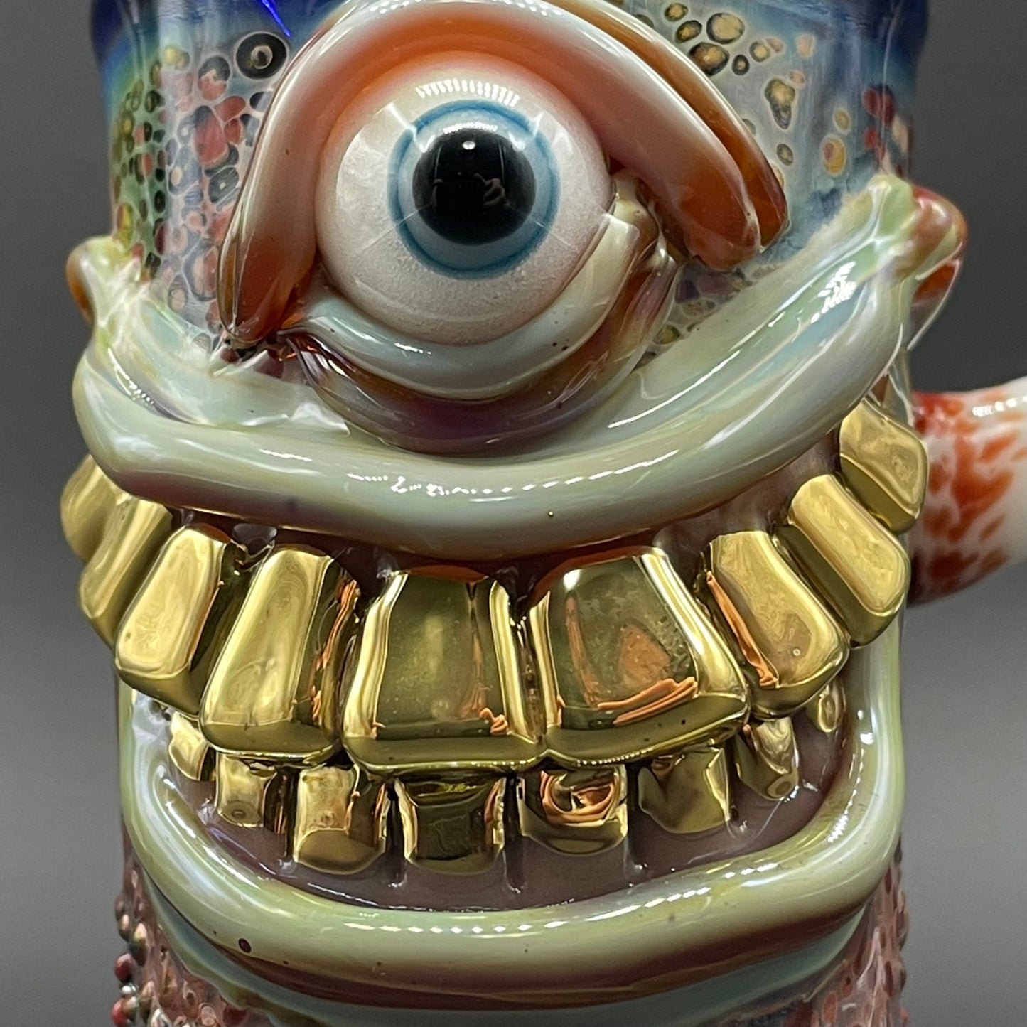 Smiley face shot glass