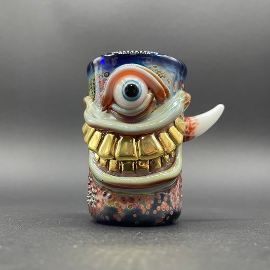 Smiley face shot glass