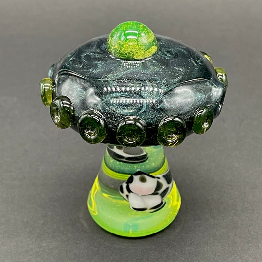 Alien abduction pendant (cow)