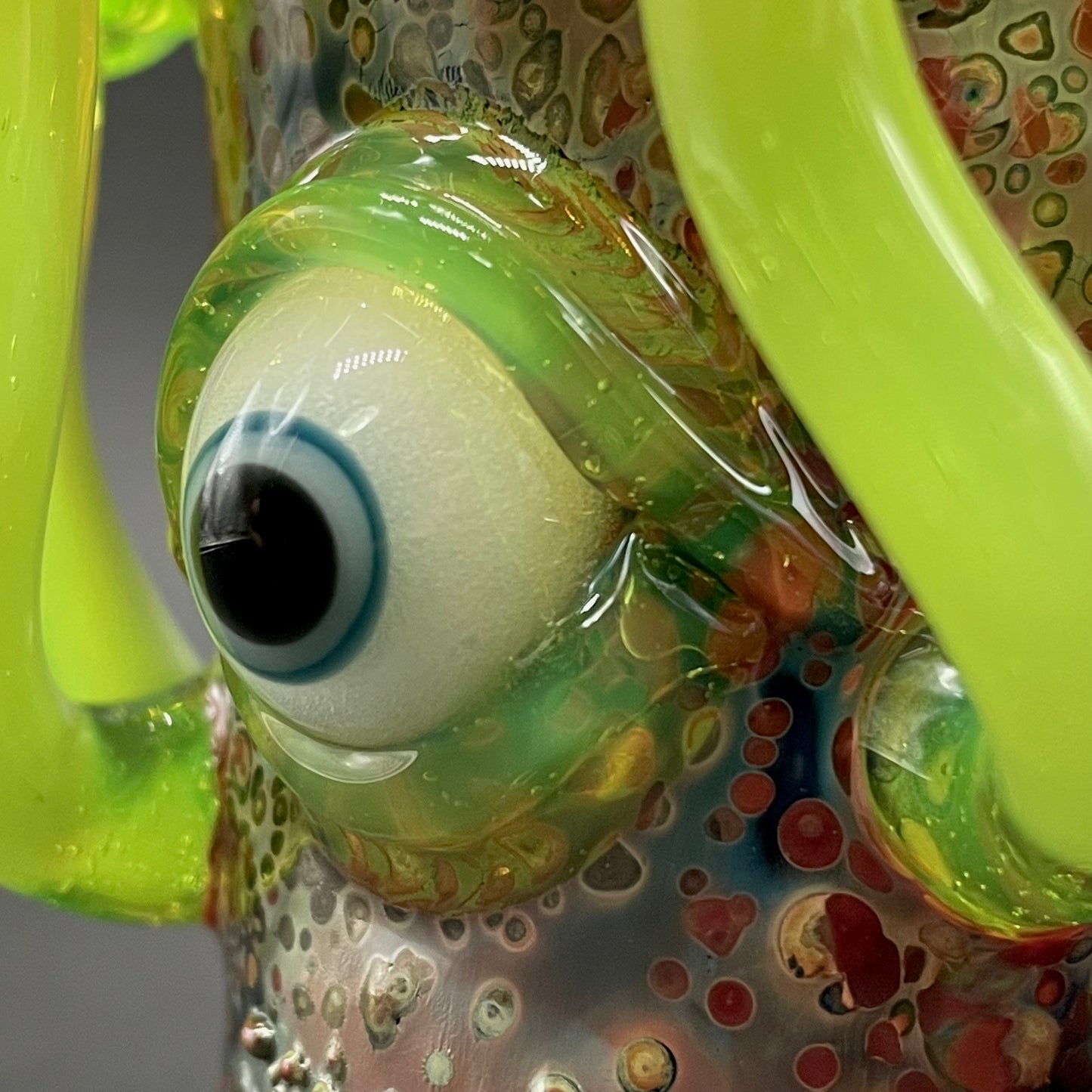 Green slime mushroom shot glass