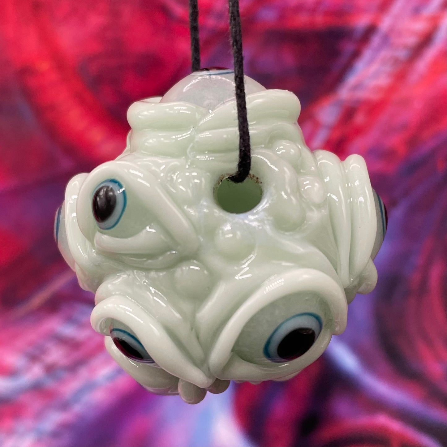 Mint green Argus pendant
