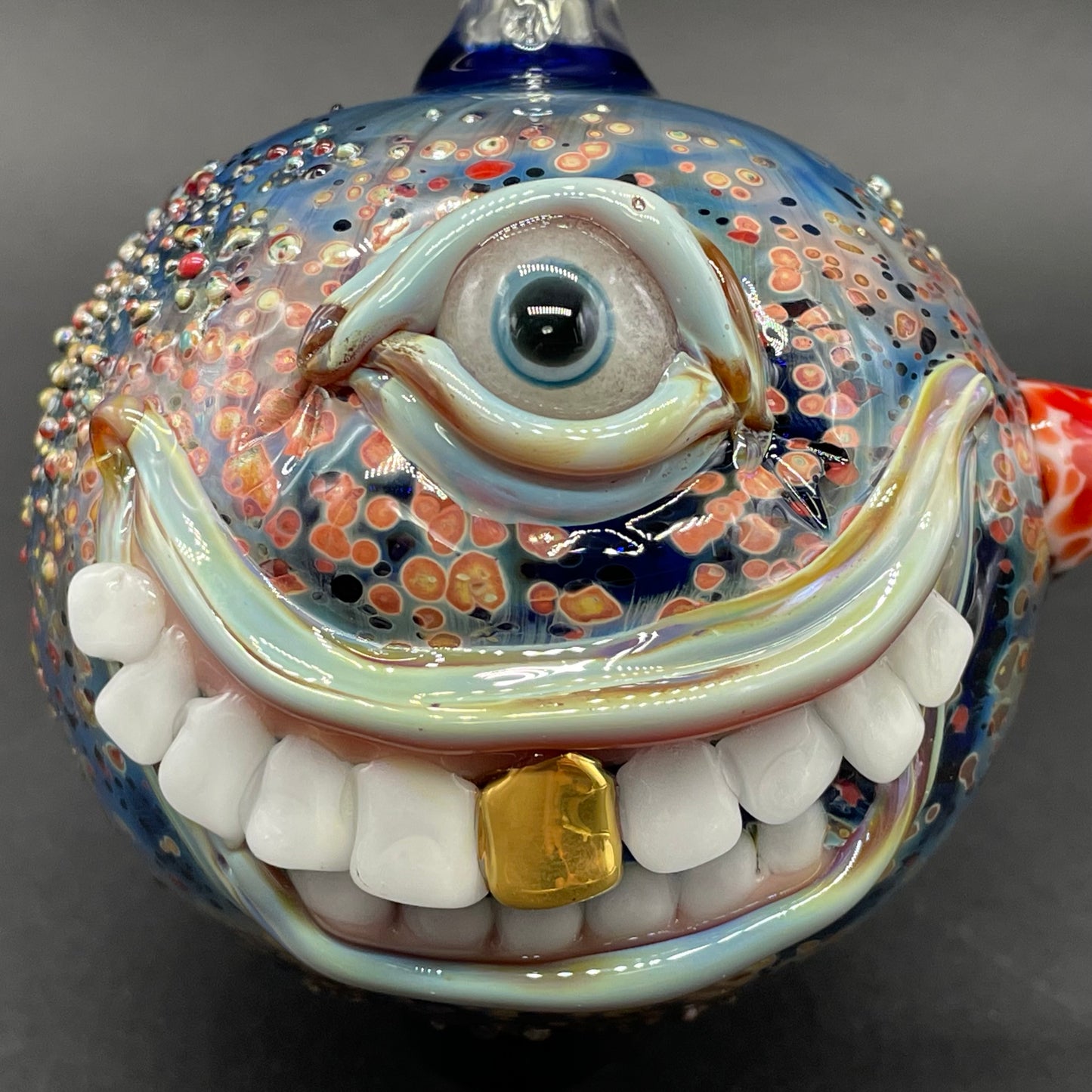 Smiling cyclops ornament