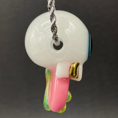 Glow in the dark eye pendant