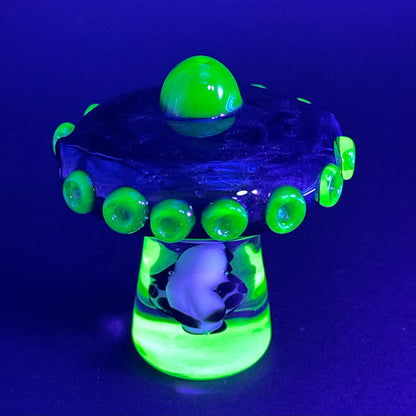 Alien abduction pendant (cow)