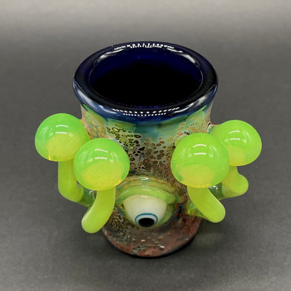 Green slime mushroom shot glass