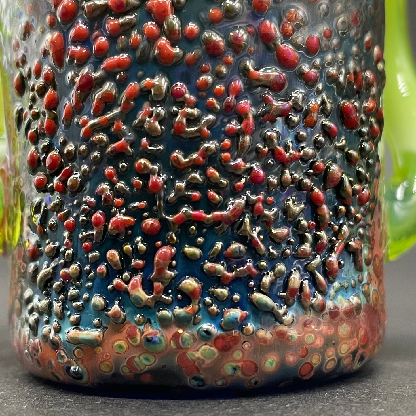 Green slime mushroom shot glass