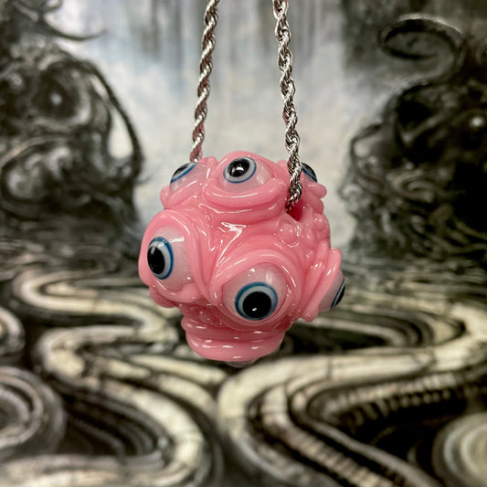 Pink Argus pendant