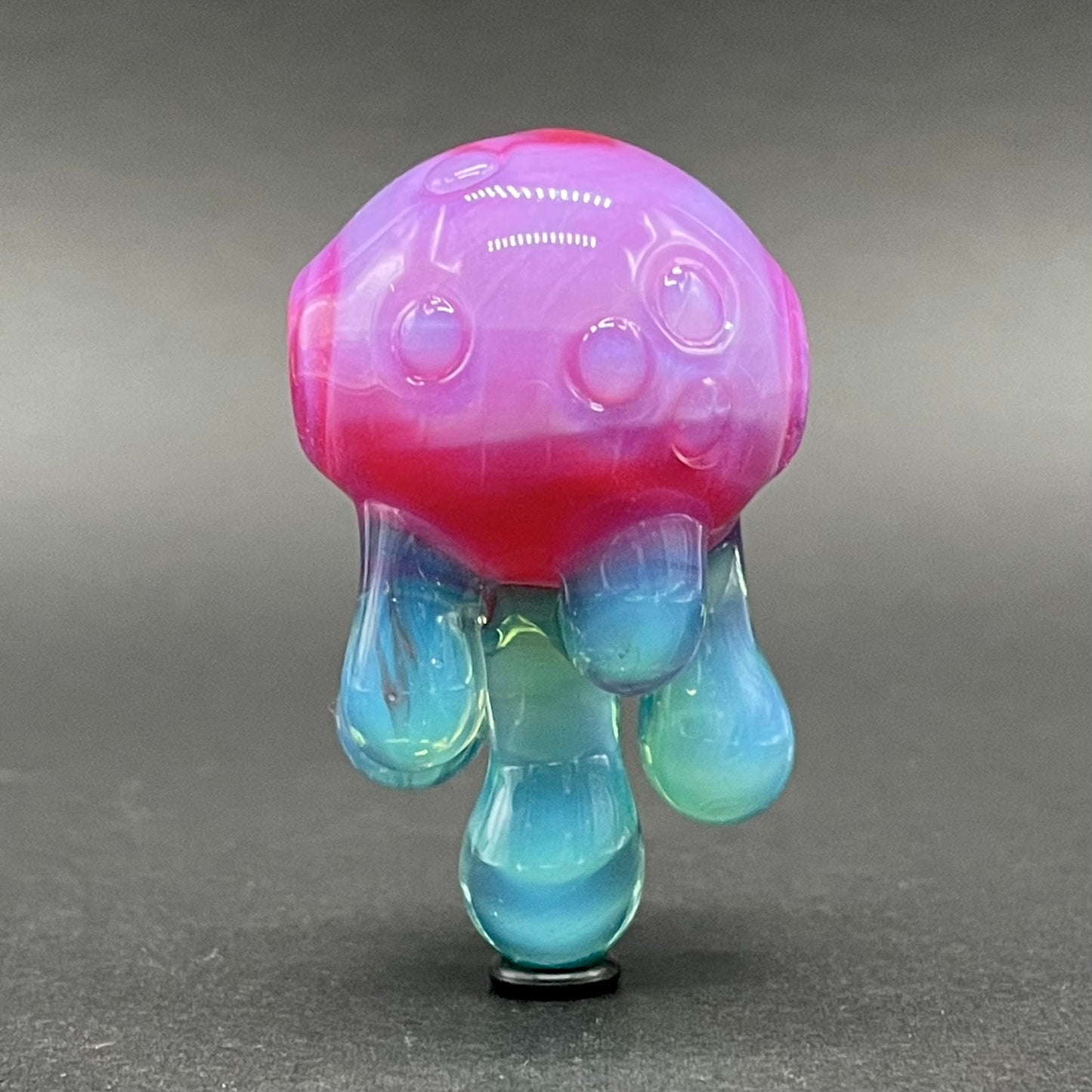 Drippy cyclops glass pendant