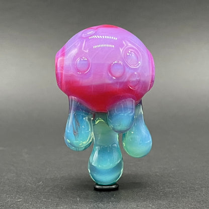 Drippy cyclops glass pendant