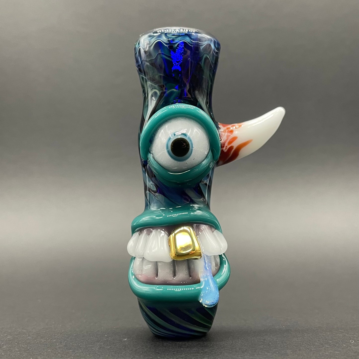 Gold fumed cyclops Chillum