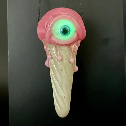 Eye scream cone pendant