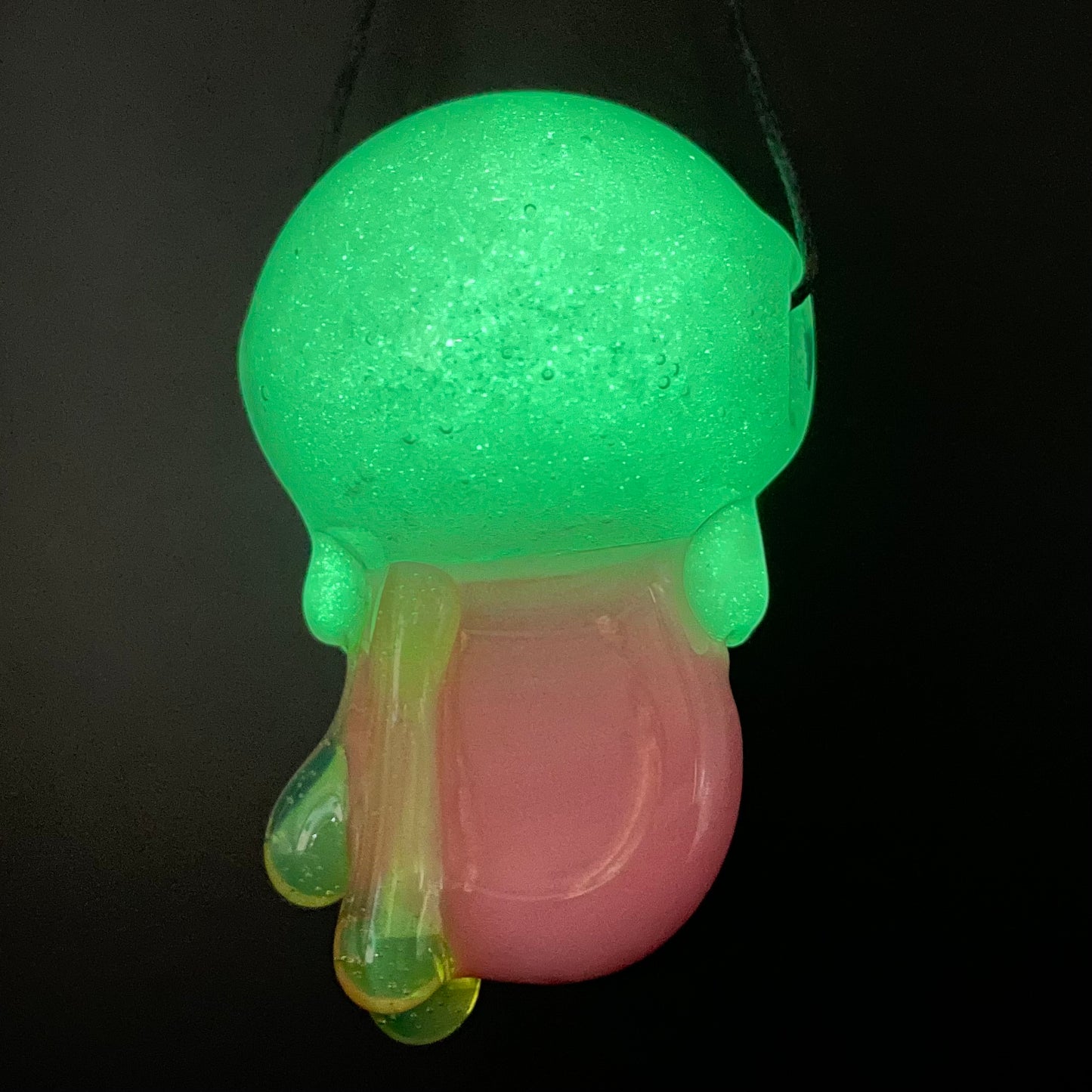 Glow in the dark eye pendant