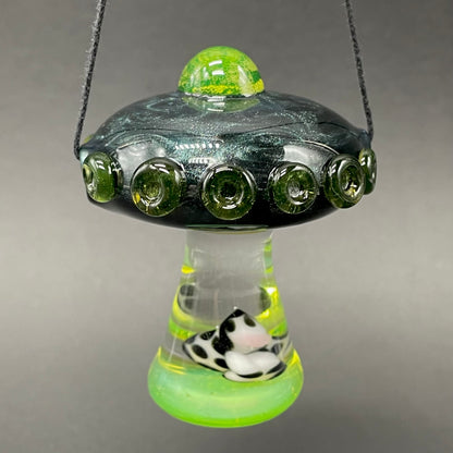 Alien abduction pendant (cow)