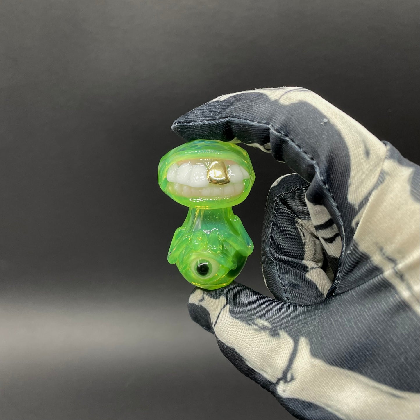 Green slime mushroom monster