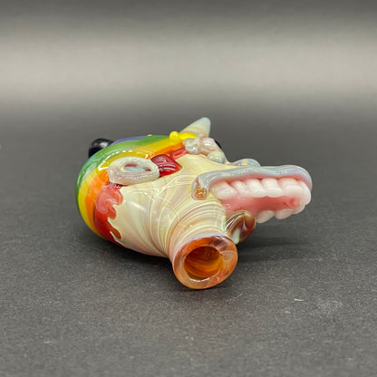 Ice cream kid glass pendant