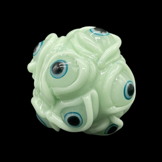 Mint green Argus pendant