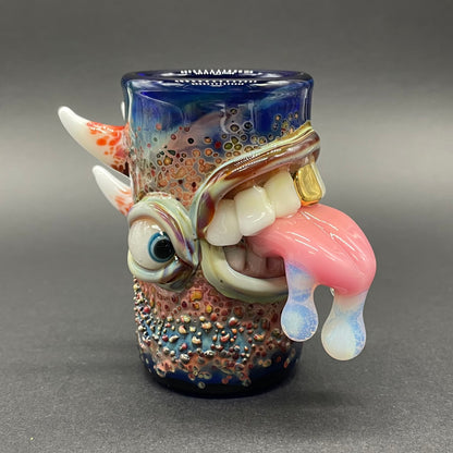tongue demon shot glass