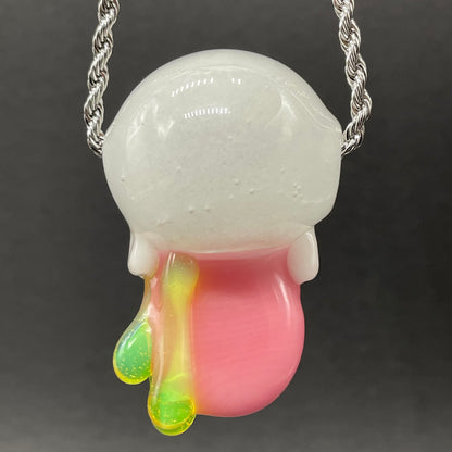 Glow in the dark eye pendant