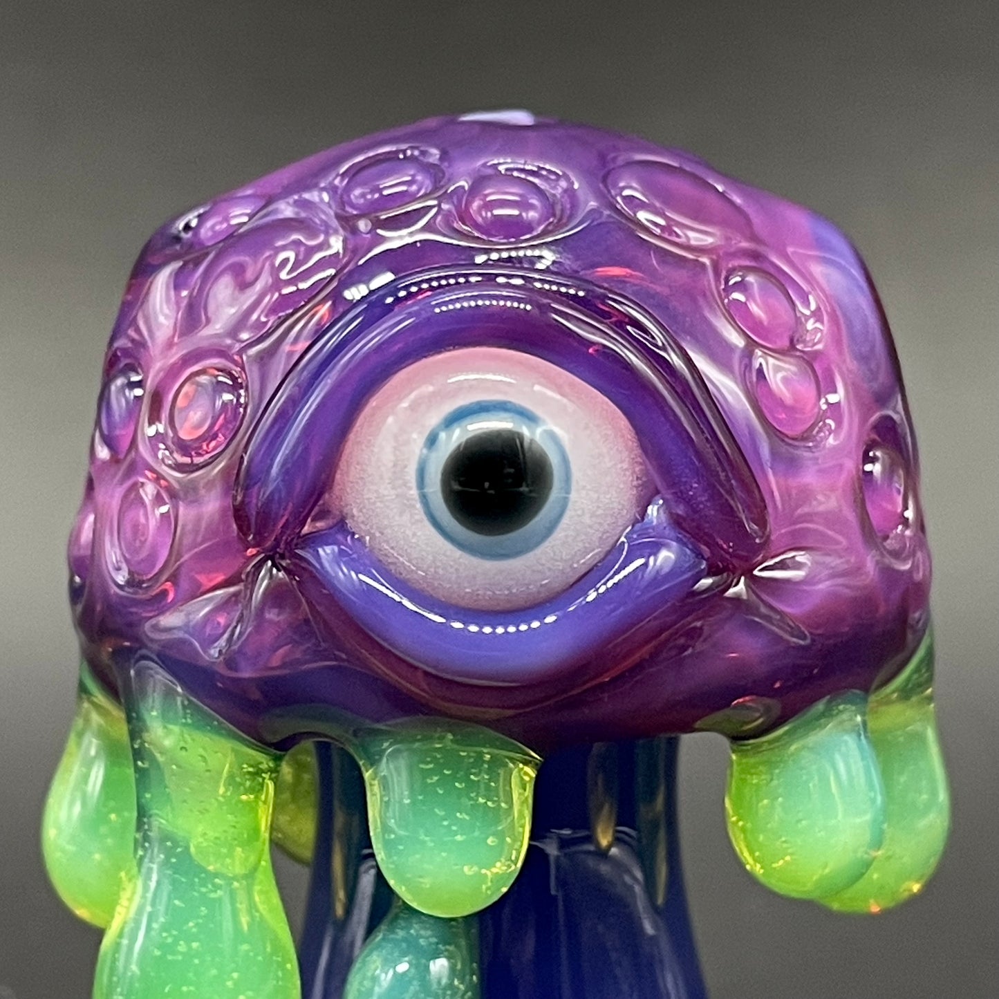 Premium About last night glass mushroom pendant - collectible glass art