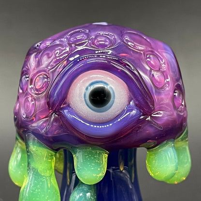 Premium About last night glass mushroom pendant - collectible glass art