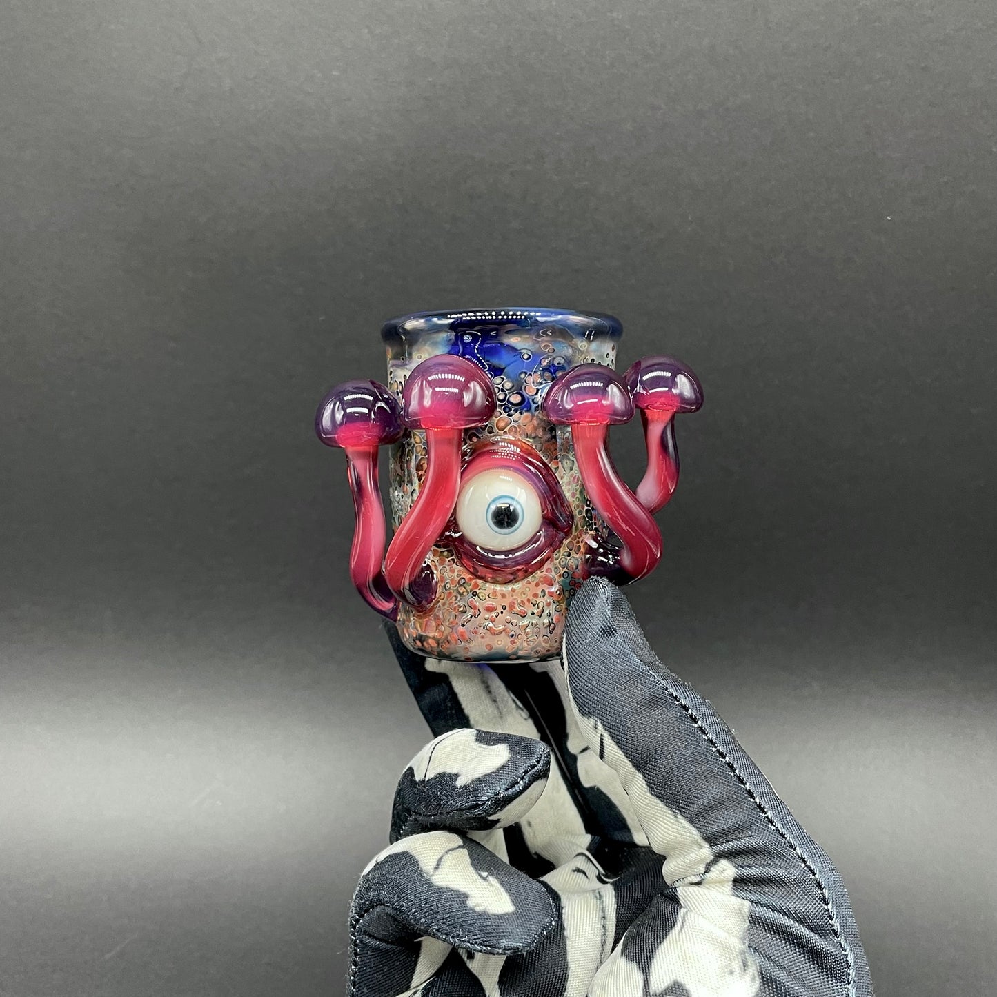 Phoenix mushroom shot glass