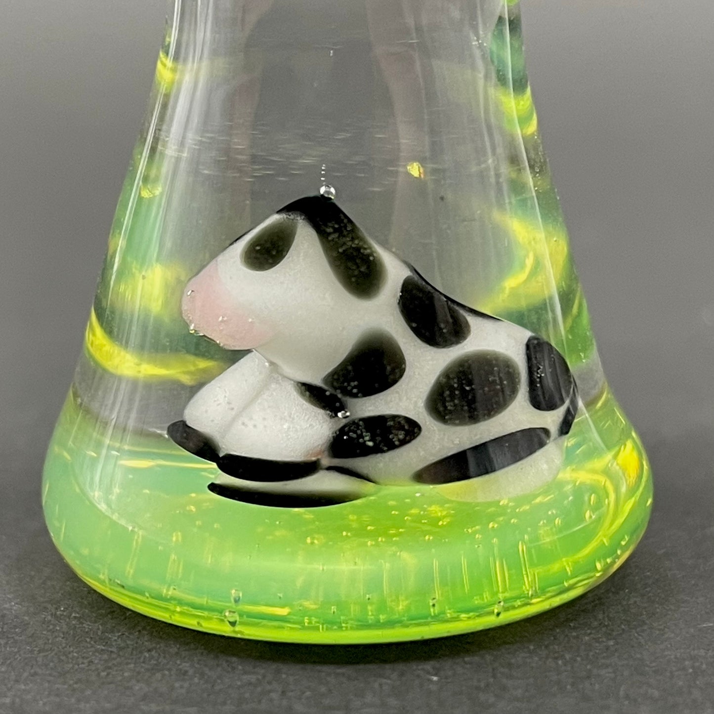 Alien abduction pendant (cow)