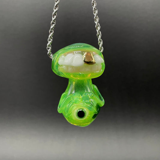 Green slime mushroom monster