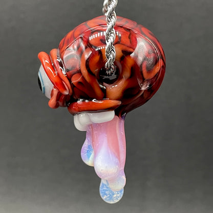 Mastermind glass pendant