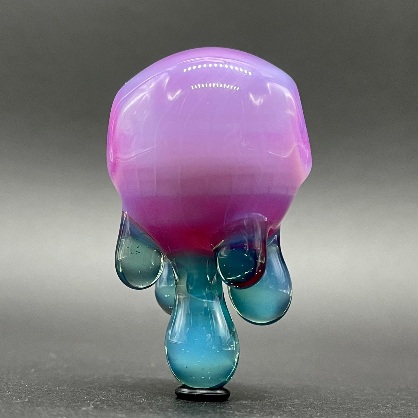 Drippy cyclops glass pendant