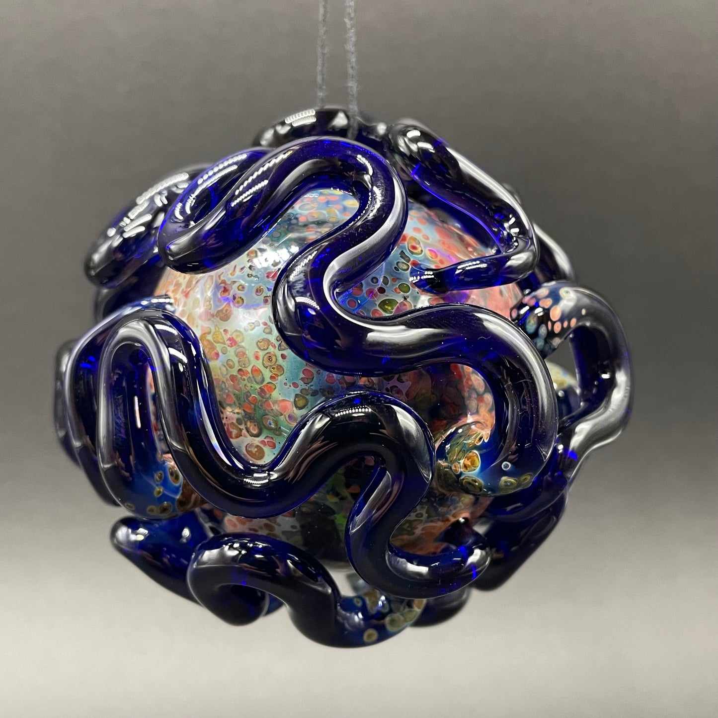 Worm Globe ornament