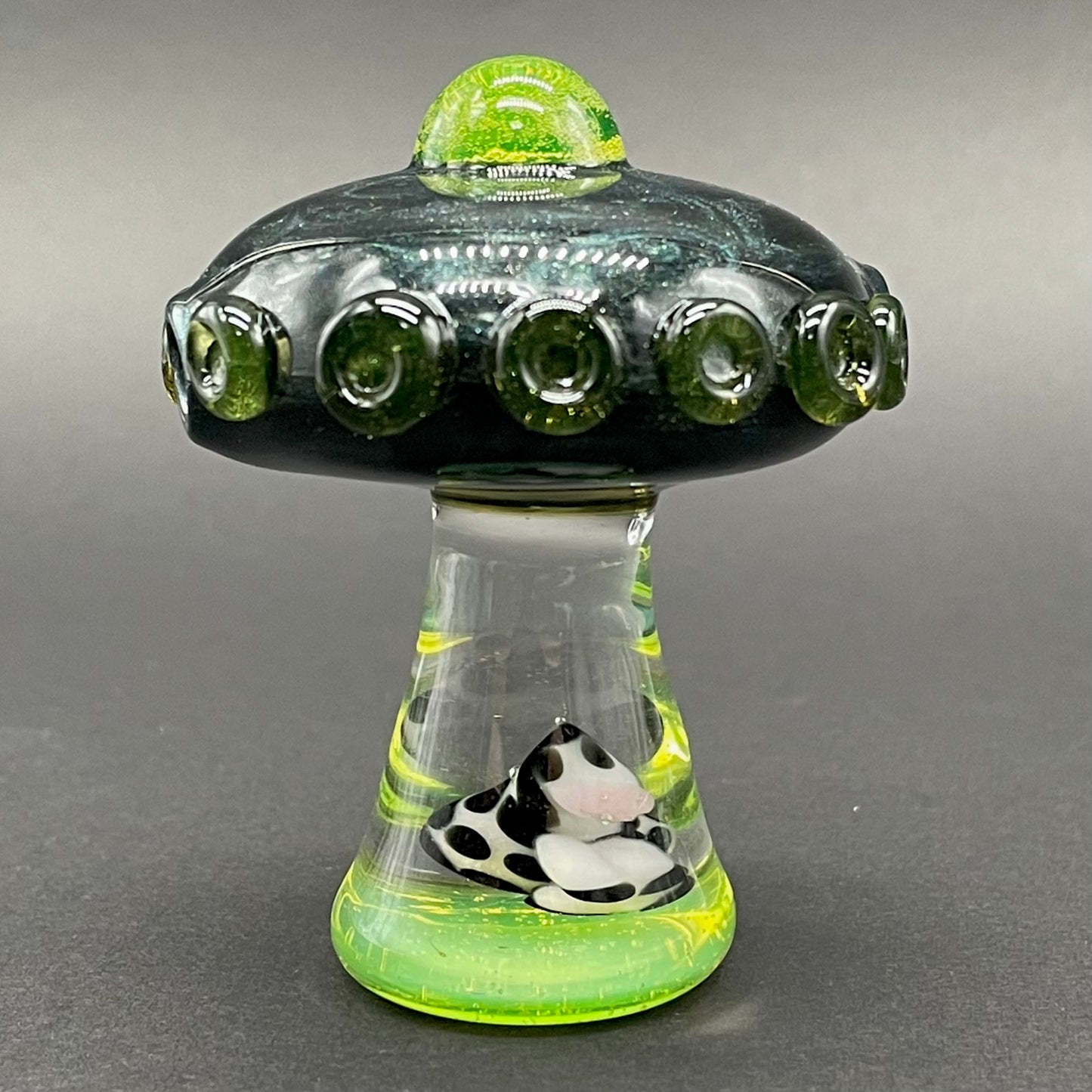 Alien abduction pendant (cow)