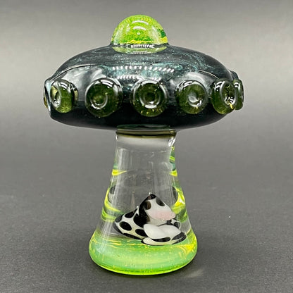Alien abduction pendant (cow)