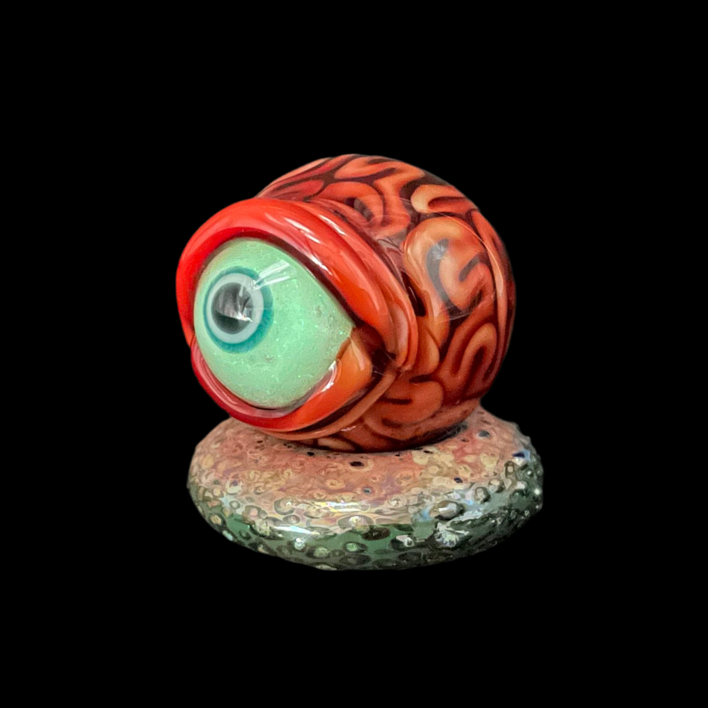 Brain marble and stand