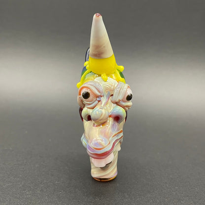 Ice cream kid glass pendant