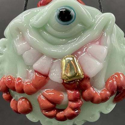Worm eater pendant