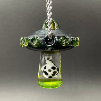 Alien abduction pendant (cow)