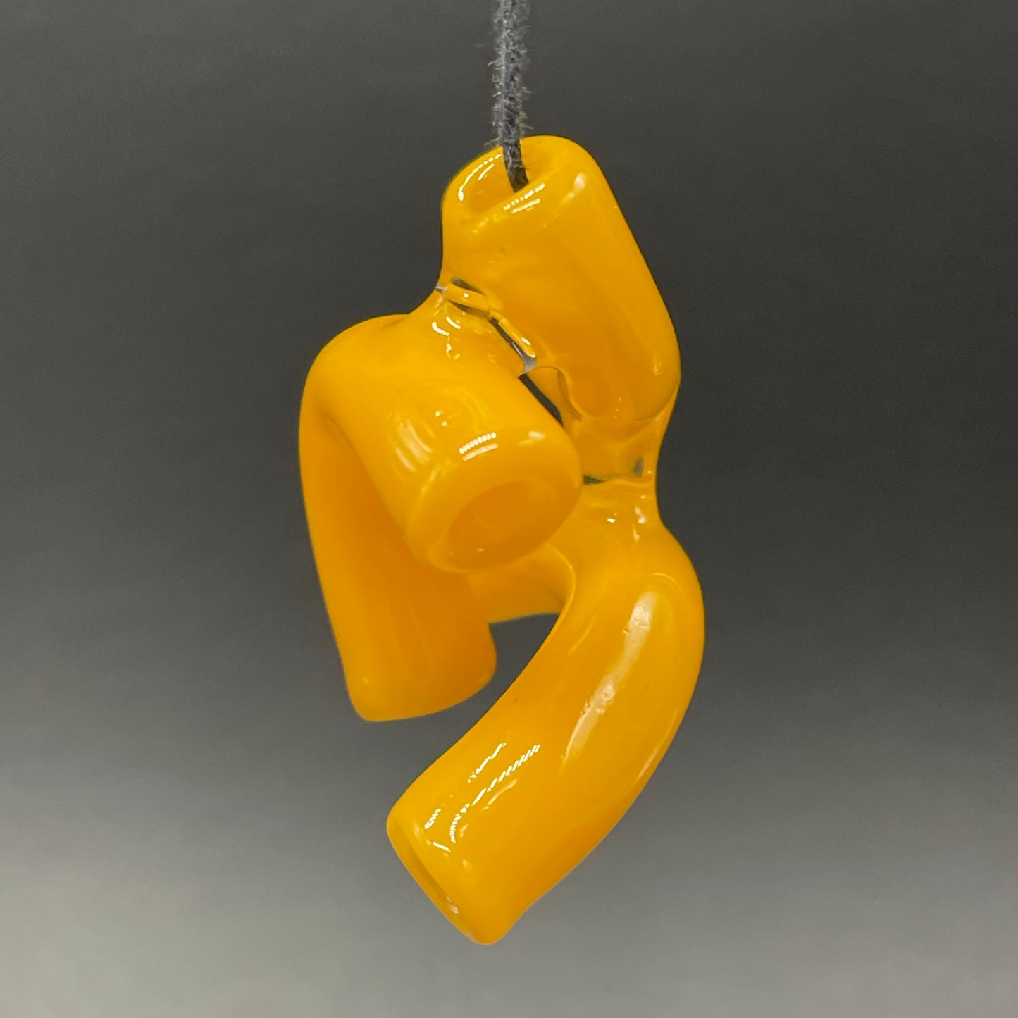 Macaroni and cheese necklace