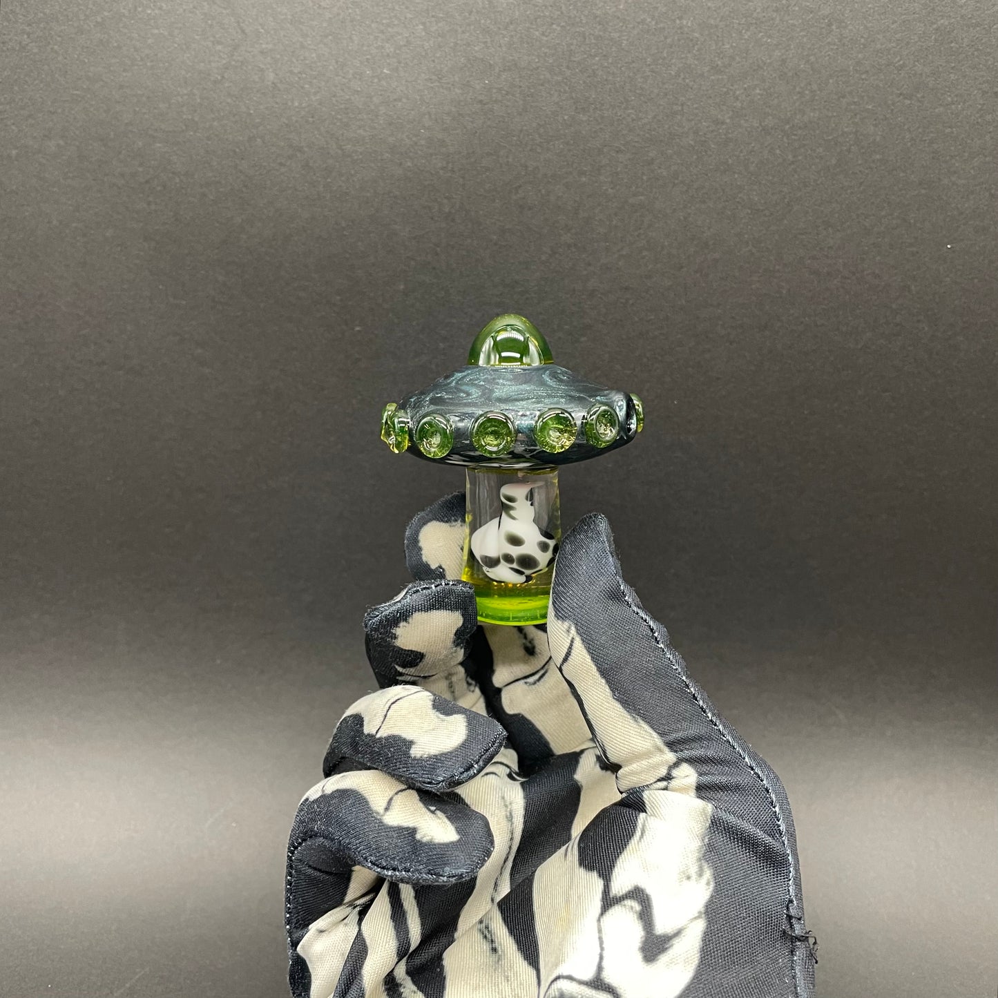 Alien abduction pendant (cow)