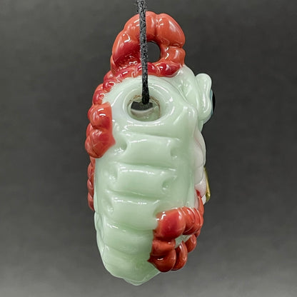 Worm eater pendant